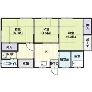 新潟県新潟市江南区元町3【一戸建】の間取り
