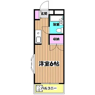 ルミネント牛浜【3階】の間取り