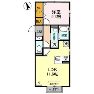 アーバンヴィラ【2階】の間取り