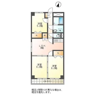 グランディール・シェトワ【2階】の間取り