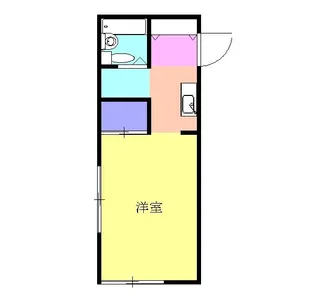 難波ハイツ【1階】の間取り