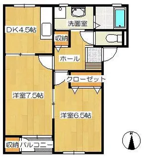 ステラA【1階】の間取り