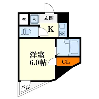 大阪府大阪市東淀川区上新庄3【マンション】の間取り