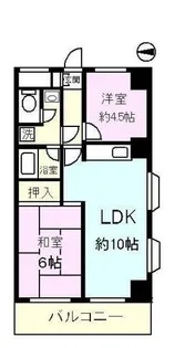 ライオンズマンション鉄砲洲第2【4階】の間取り