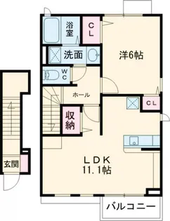 ダンデライオンヒル【2階】の間取り