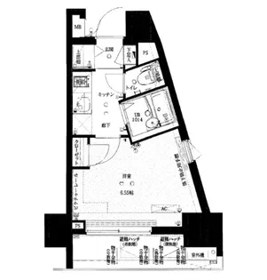プレスタイル門前仲町【6階】の間取り