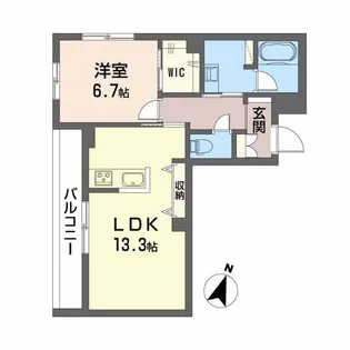 Balloonflower East【3階】の間取り