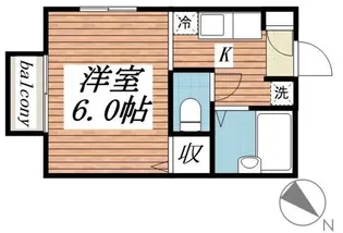 ヴェルジェ川越【1階】の間取り