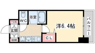 1Kの間取り画像