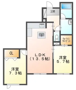アドバンス【1階】の間取り