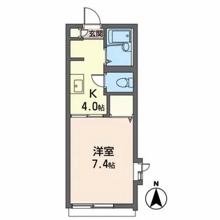 SFフォード【1階】の間取り