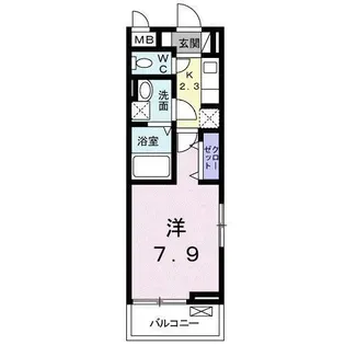 ジュネス K【2階】の間取り