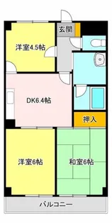 ウィンベルコーポ【3階】の間取り