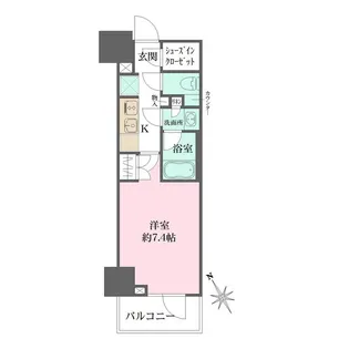 東京都新宿区四谷坂町【マンション】の間取り