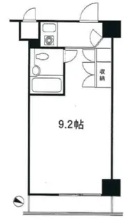 イトーピア六本木【5階】の間取り