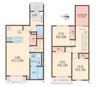 埼玉県さいたま市見沼区大字南中丸【一戸建】の間取り
