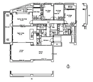 ガーデン高輪【4階】の間取り