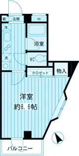 神奈川県横浜市鶴見区矢向4【マンション】の間取り