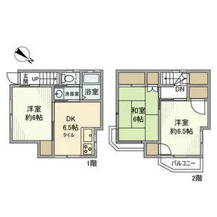 東京都北区志茂3【一戸建】の間取り