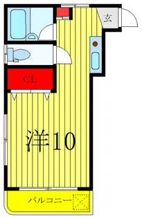 レジデンス大山【2階】の間取り