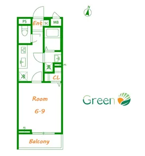 リコルテ湘南II【3階】の間取り