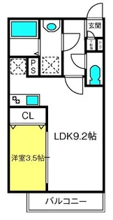 ジーメゾン岩槻モデラート【3階】の間取り