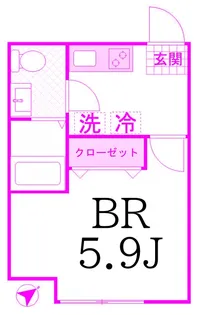 ピオ生麦【1階】の間取り