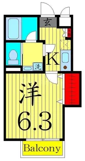 エ・アロール【1階】の間取り