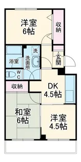 グリーンヒル藤が丘C【5階】の間取り