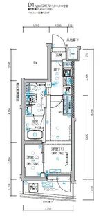メインステージ成増II【2階】の間取り