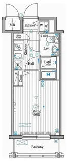 神奈川県川崎市川崎区本町1【マンション】の間取り