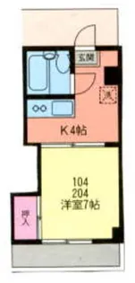 聖光レジデンス【2階】の間取り