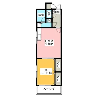 インペリアル浦里 D棟【1階】の間取り