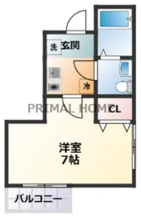 ヨコハマベイウエスト【2階】の間取り