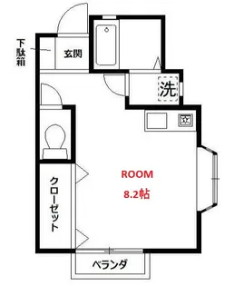 神奈川県横浜市保土ヶ谷区峰岡町2【アパート】の間取り