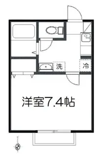 モンターニュブランシュ【1階】の間取り