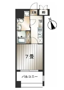 グランドサヴォイ【7階】の間取り