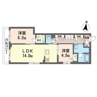 エクラージュ【2階】の間取り