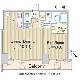 オリゼー茅場町【10階】の間取り