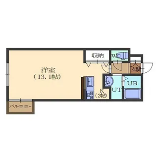 ノースコート深堀II【4階】の間取り