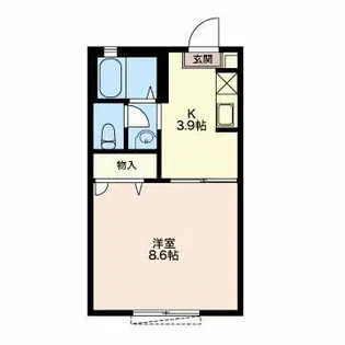 蕉風【1階】の間取り