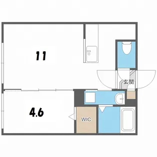 Saint-Julien【4階】の間取り