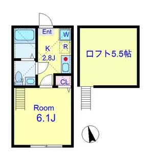 グランブルー【2階】の間取り