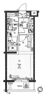 PREMIUM CUBE三宿【2階】の間取り