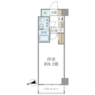 東京都港区芝2【マンション】の間取り