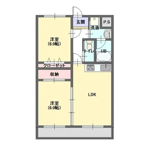 ウィステリア藤III【3階】の間取り