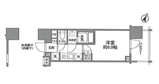 ピアース渋谷WEST【9階】の間取り