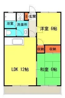オアシス加納II【3階】の間取り
