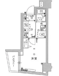 スカイコート池袋第7【9階】の間取り