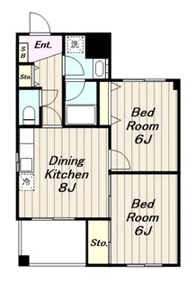 ヒルサイドビュー【3階】の間取り